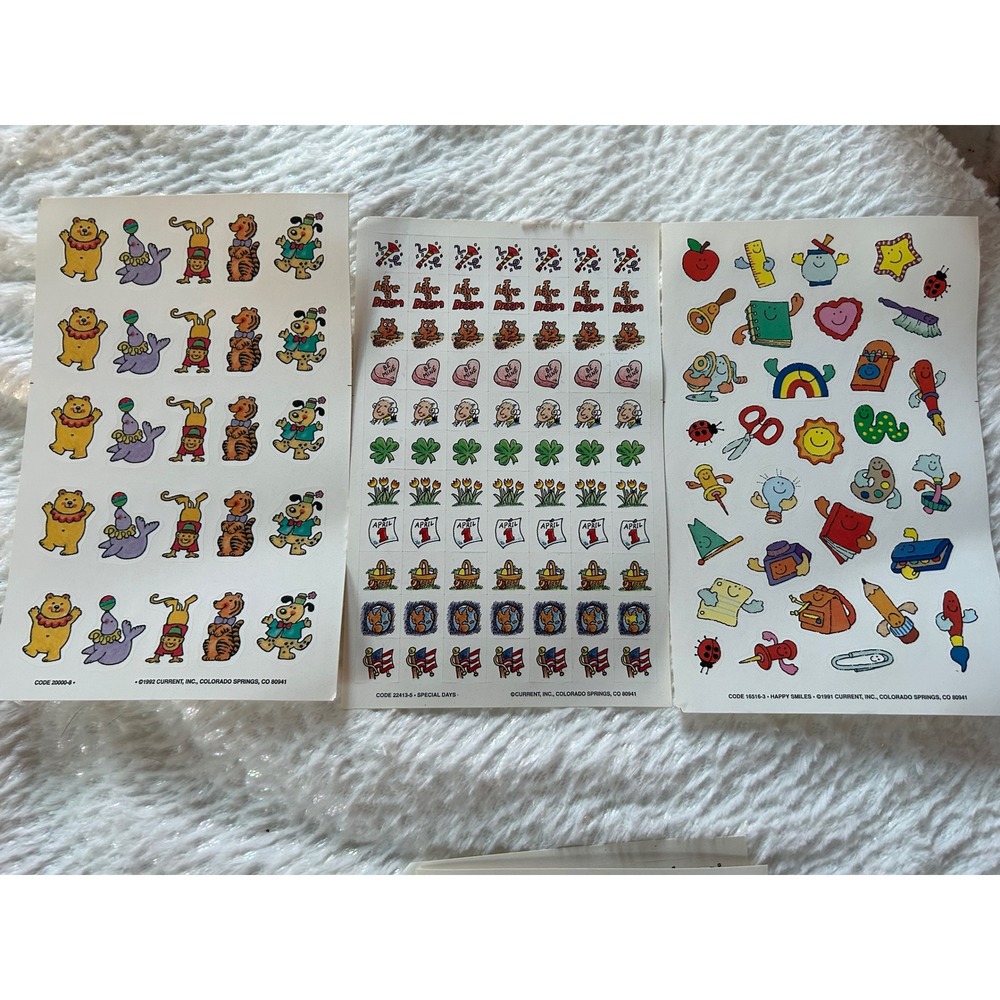 Vintage sticker lot
